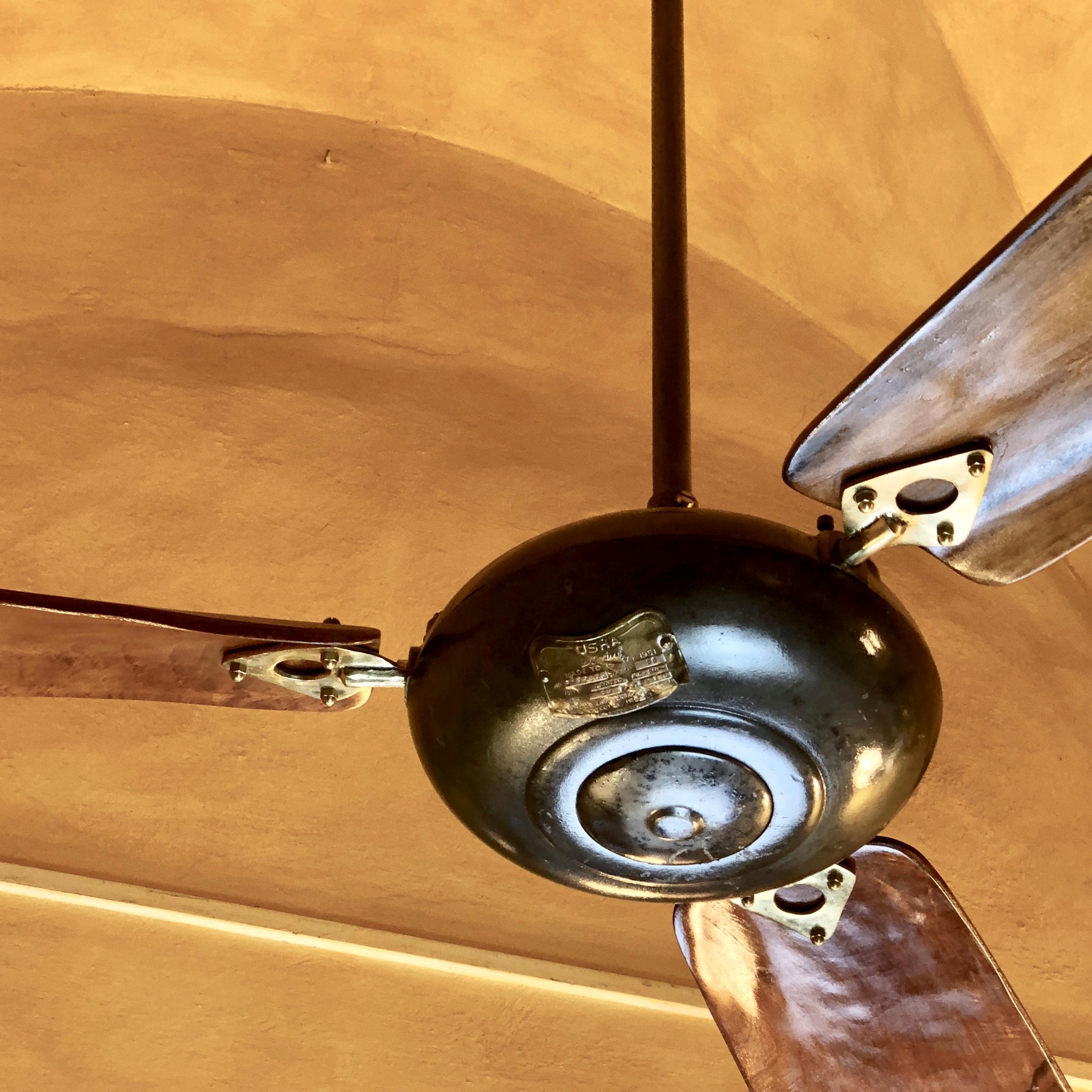 mid century modern ceiling fan