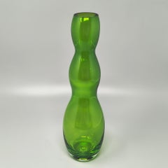 V. Nason Vase aus grünem Murano-Glas, Mitte des Jahrhunderts, 1970er Jahre