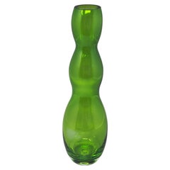 V. Nason Vase aus grünem Murano-Glas, Mitte des Jahrhunderts, 1970er Jahre