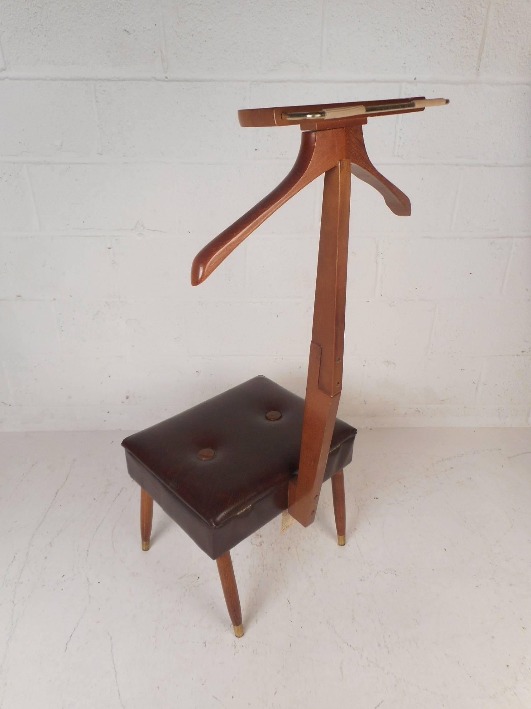 mid century modern valet chair