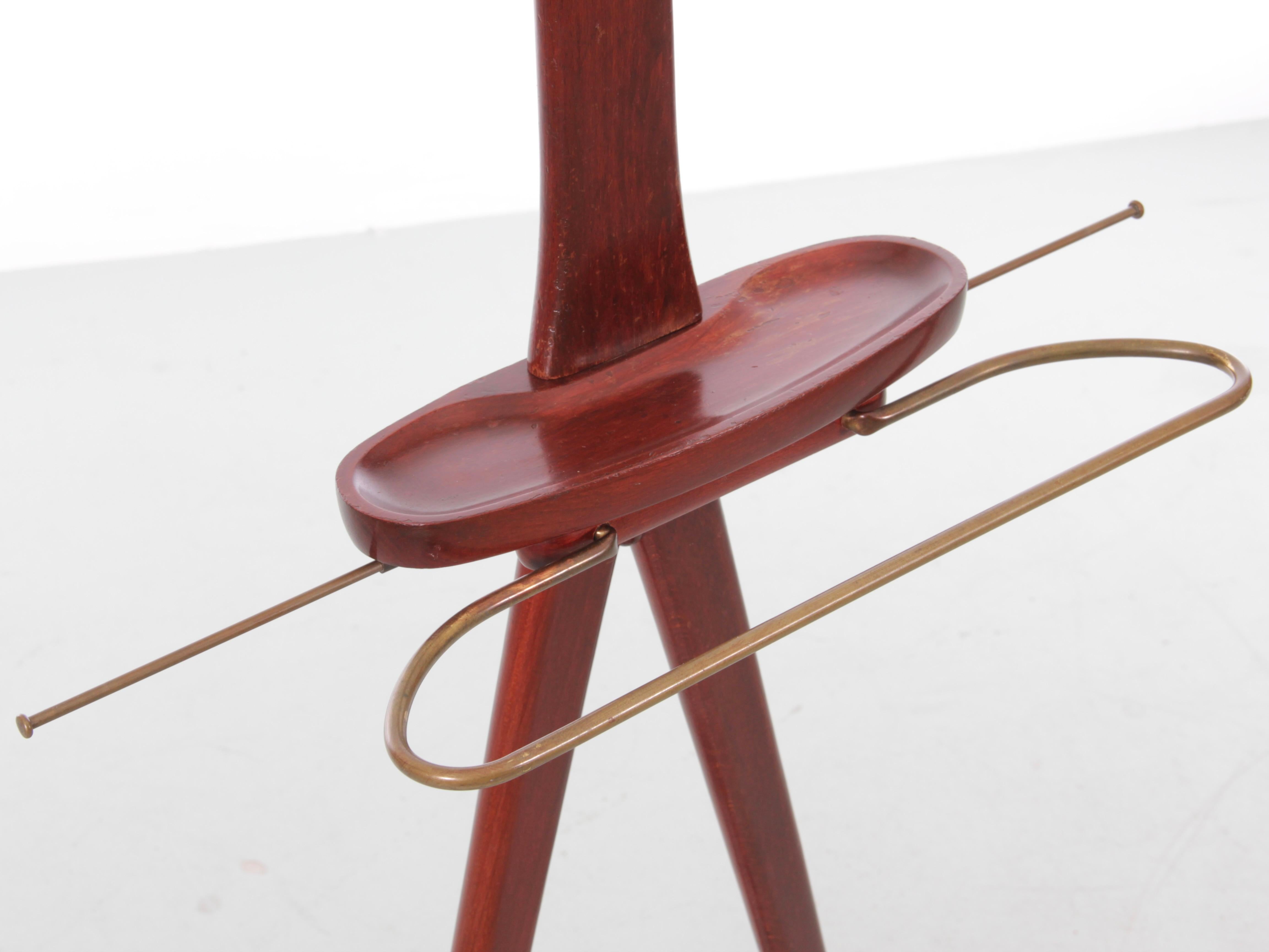 Mid-Century modern valet clothes by Ico Parisi In Good Condition For Sale In Courbevoie, FR