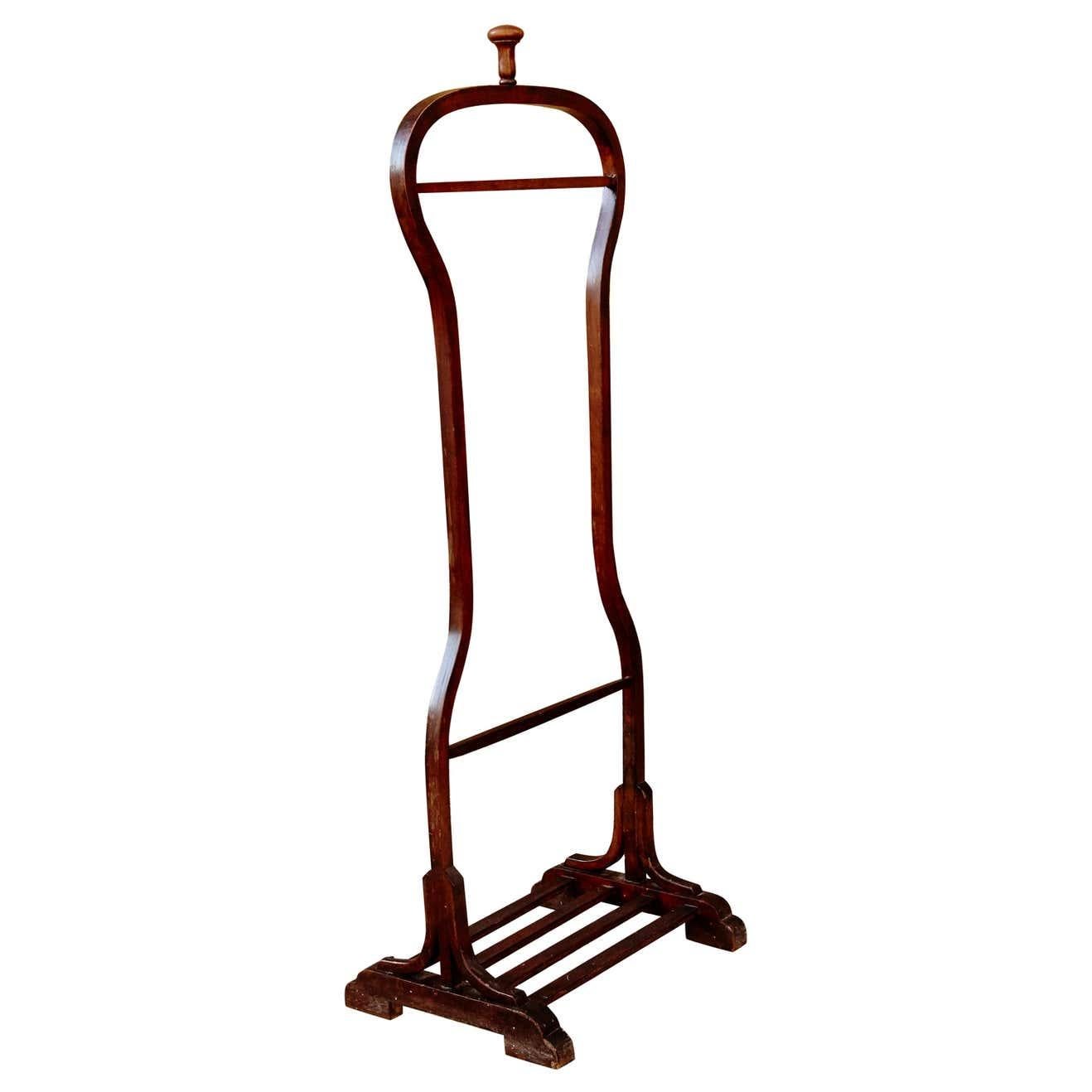Mid-Century Modern Valet Wood Stand, circa 1960 For Sale 5