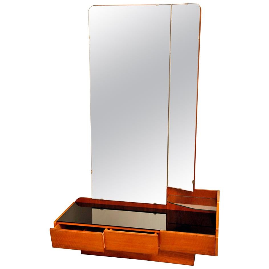 Mid-Century Modern Vanity or Dressing Table, Czechoslovakia, 1960s, For Sale