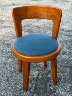 Mid-Century Modern Vanity Swivel Chair By Edward Wormley For Drexel ca' 1950's
