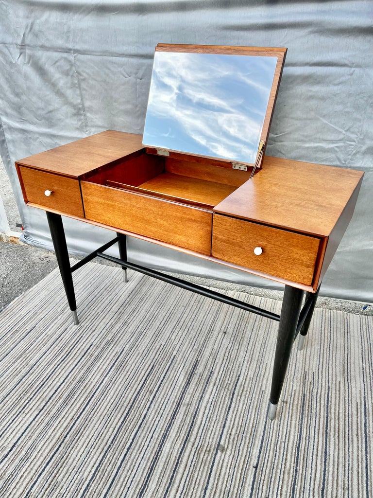 Mid-20th Century Mid-Century Modern Vanity/ Writing Desk by Raymond Loewy for Mengel Furniture For Sale