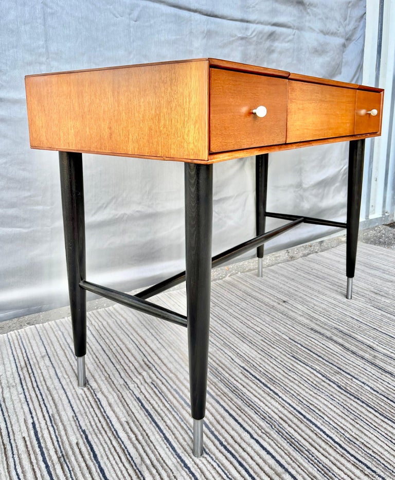 Wood Mid-Century Modern Vanity/ Writing Desk by Raymond Loewy for Mengel Furniture For Sale