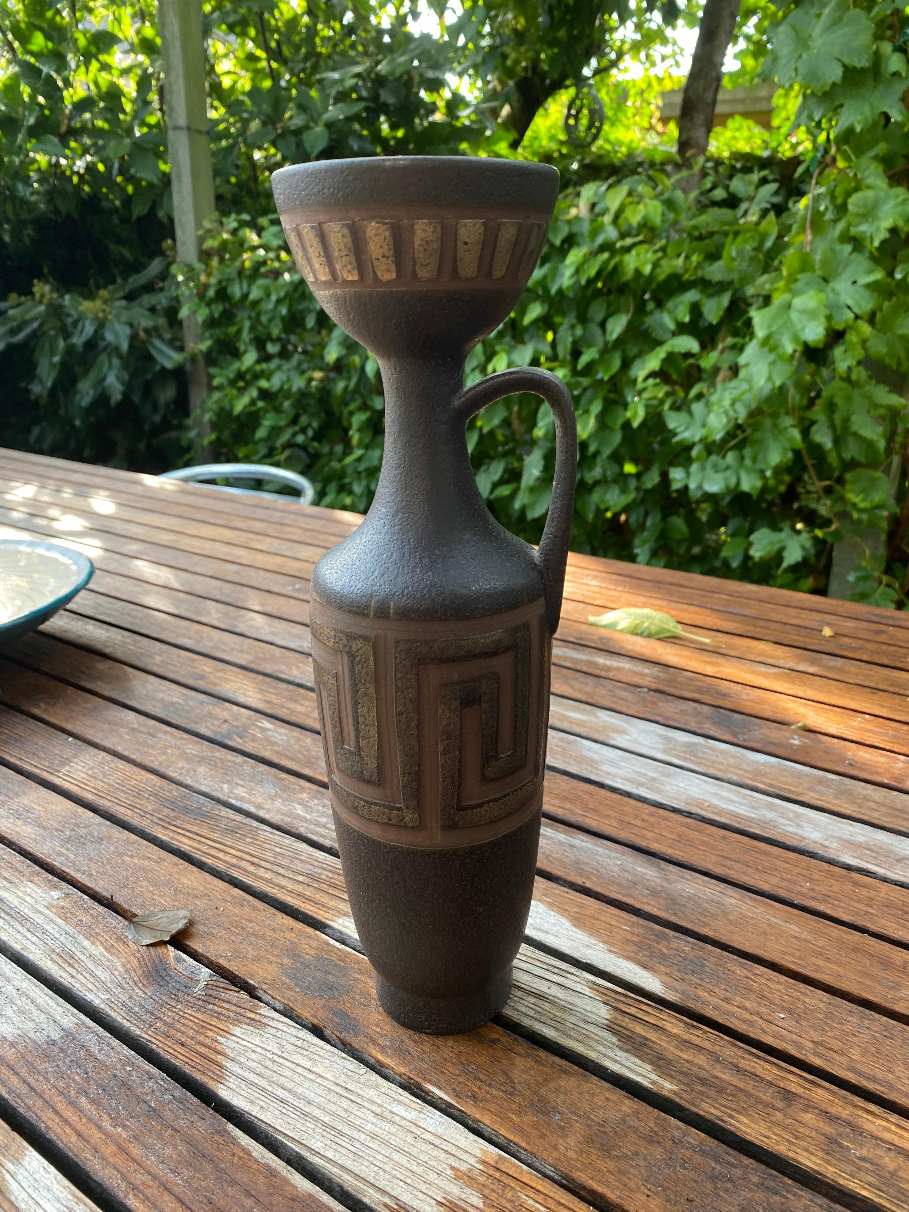 Mid-20th Century Mid-Century Modern Vase ‘Aurelia’ by Ceramano Germany For Sale