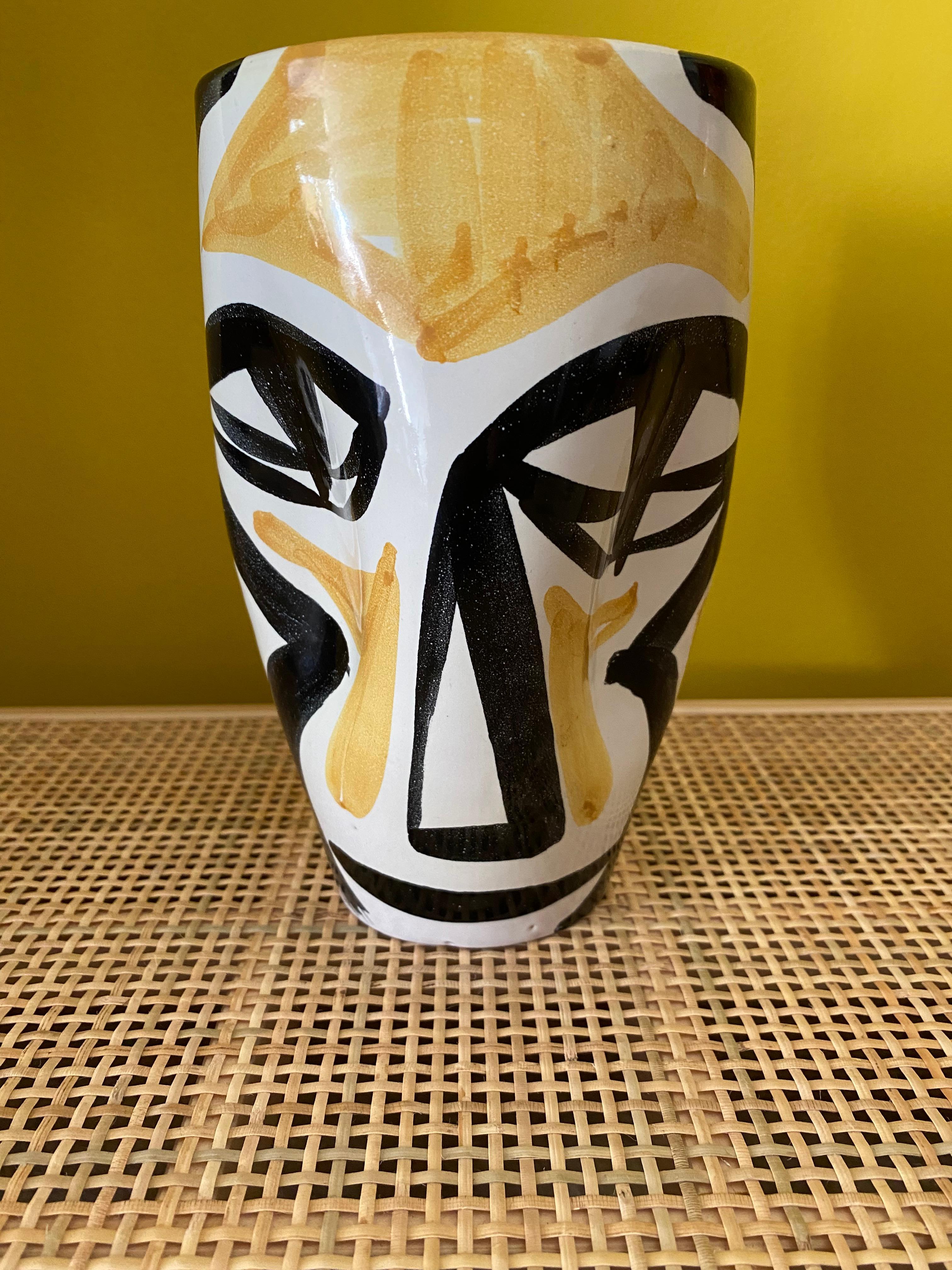 Italian Mid-Century Modern Vase by Alvino Bagni Italy For Sale