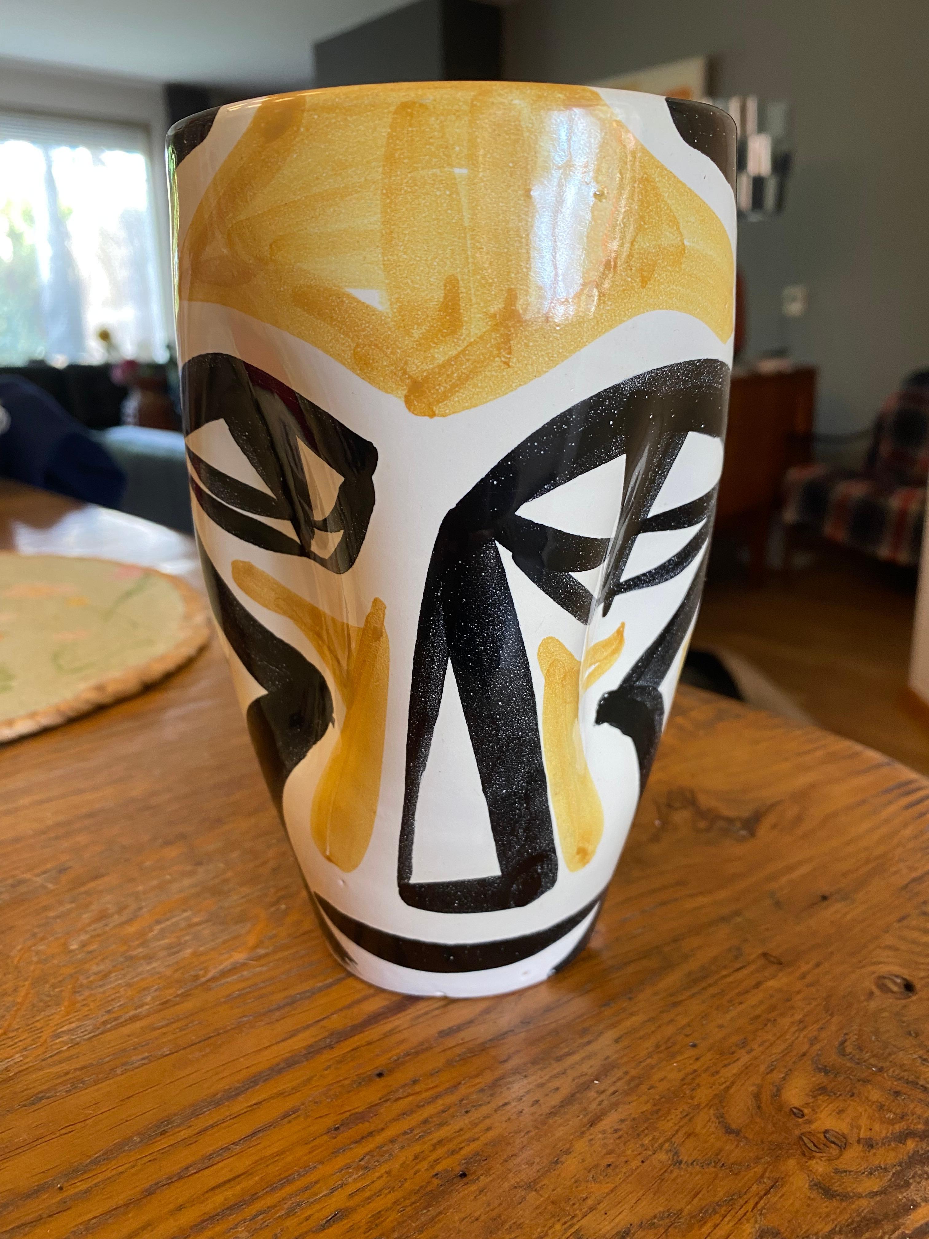 Mid-Century Modern Vase by Alvino Bagni Italy For Sale 1