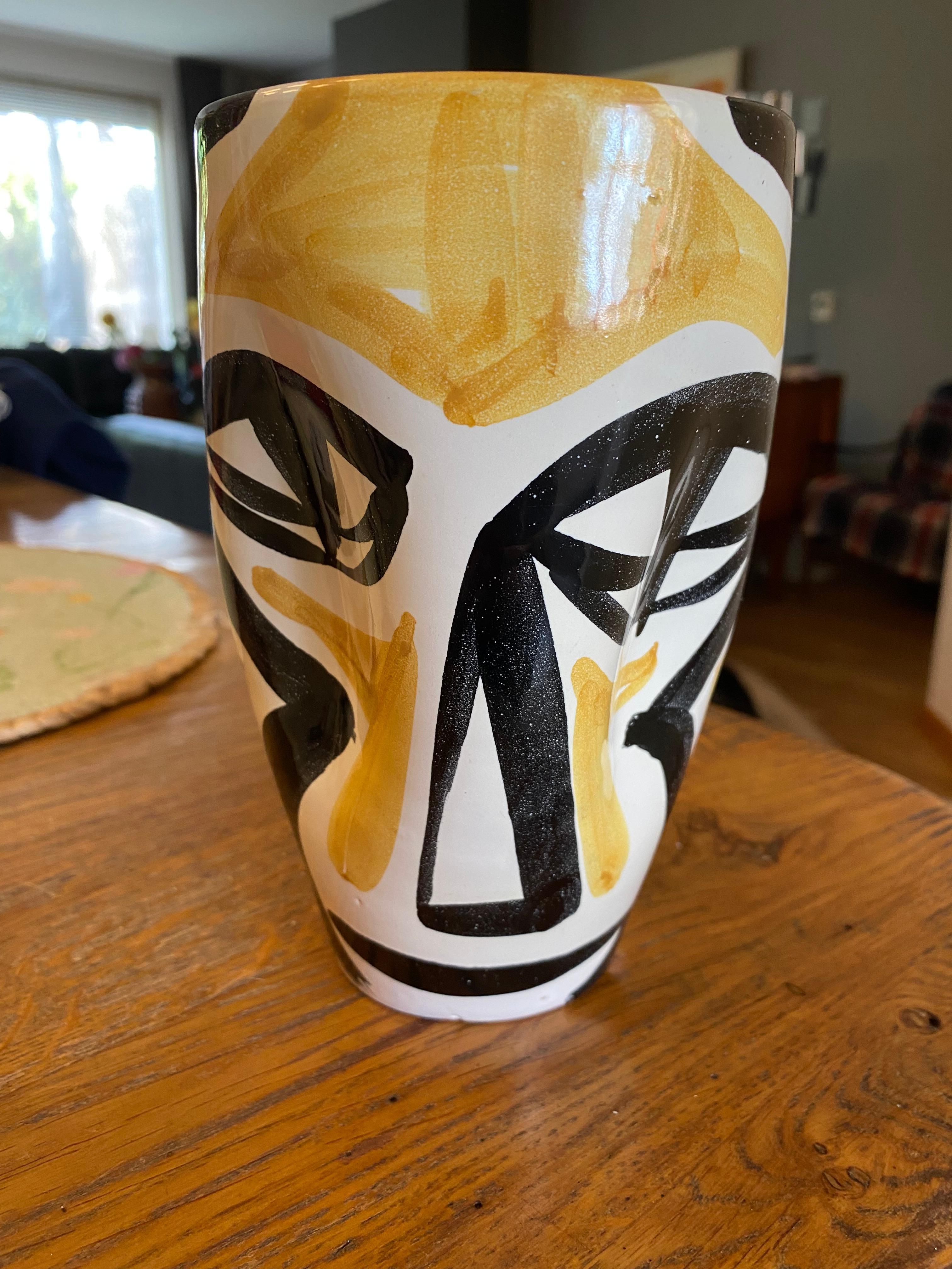 Mid-Century Modern Vase by Alvino Bagni Italy For Sale 2