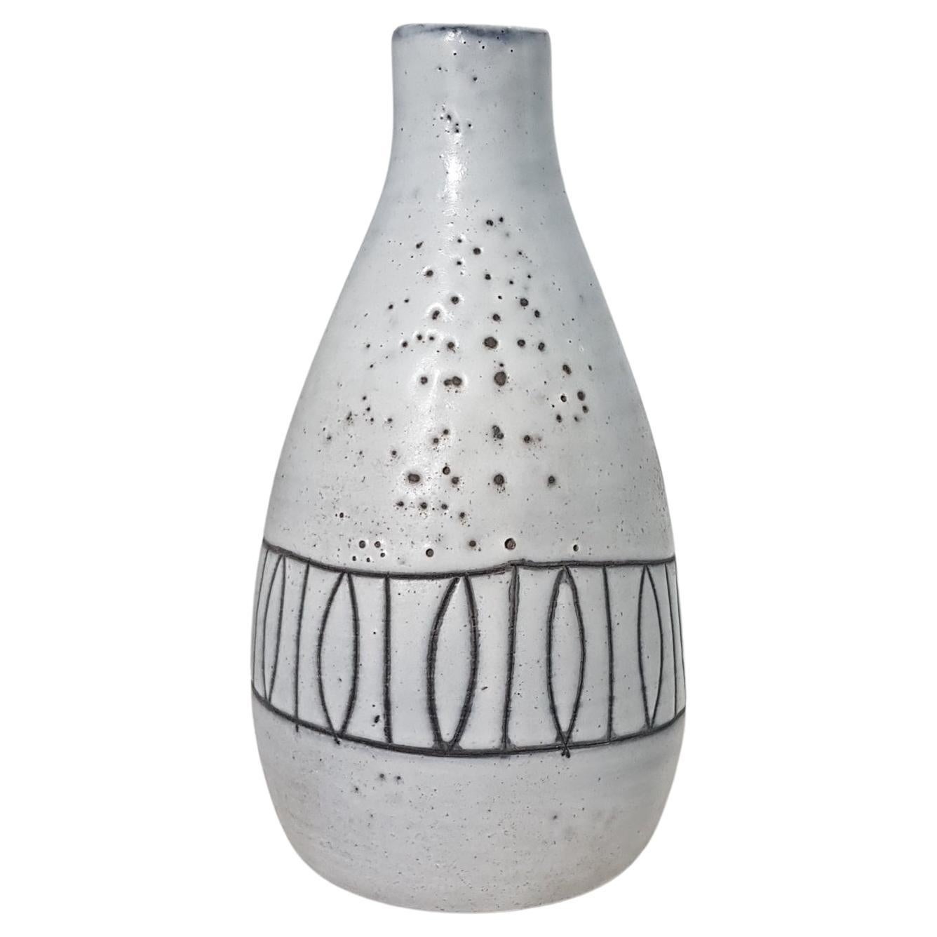 Mid-Century Modern Vase by Atelier Dieulfit For Sale