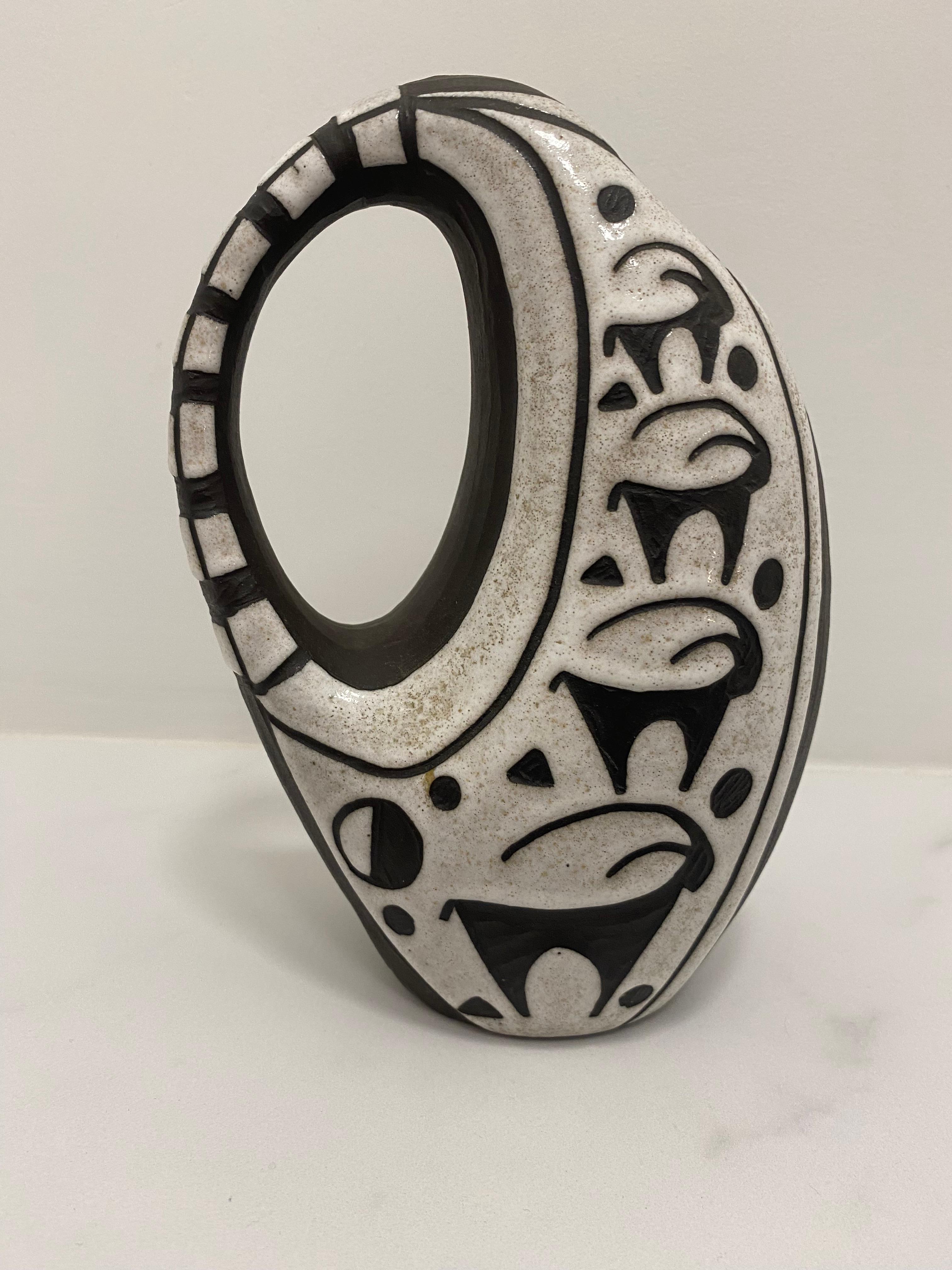 Smaltato Vaso di Marianne Starck Bornholm, metà secolo, moderno in vendita