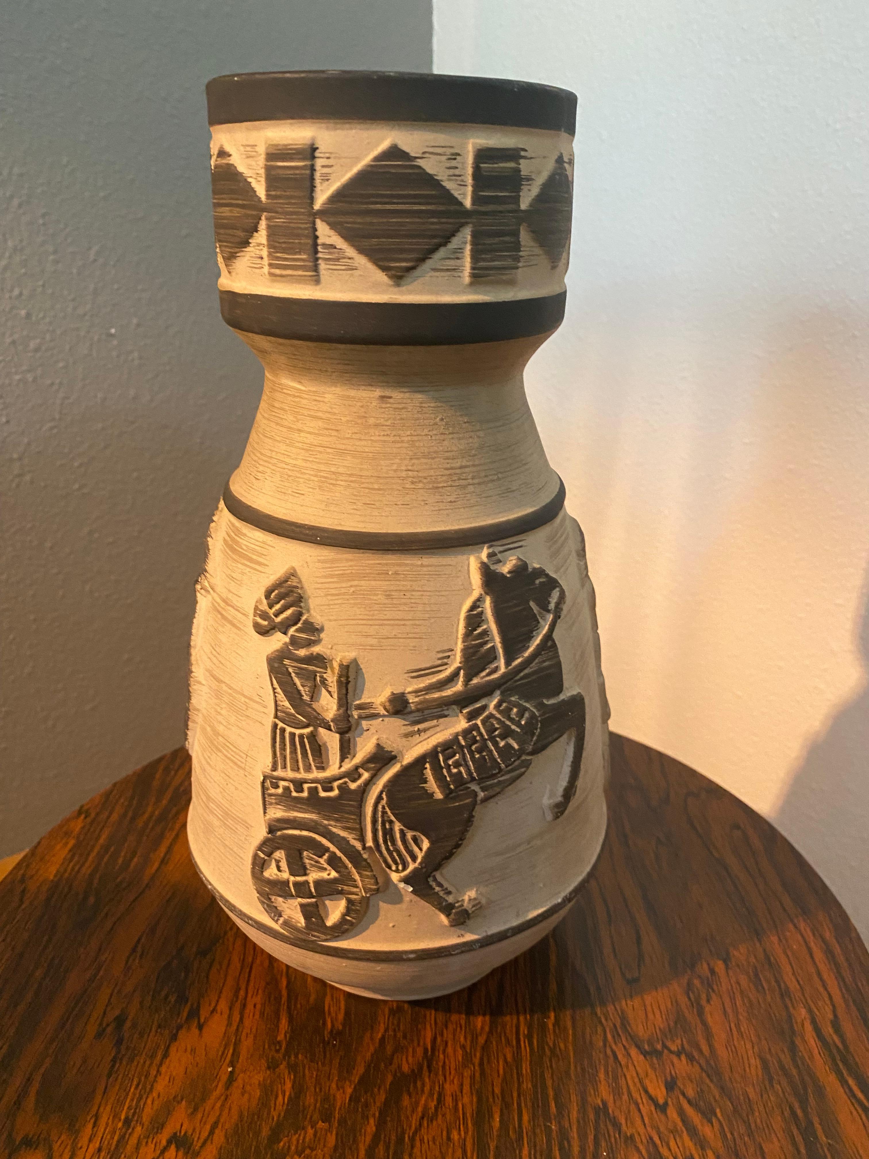 Ceramic Mid-Century Modern Vase by Scheurich Germany
