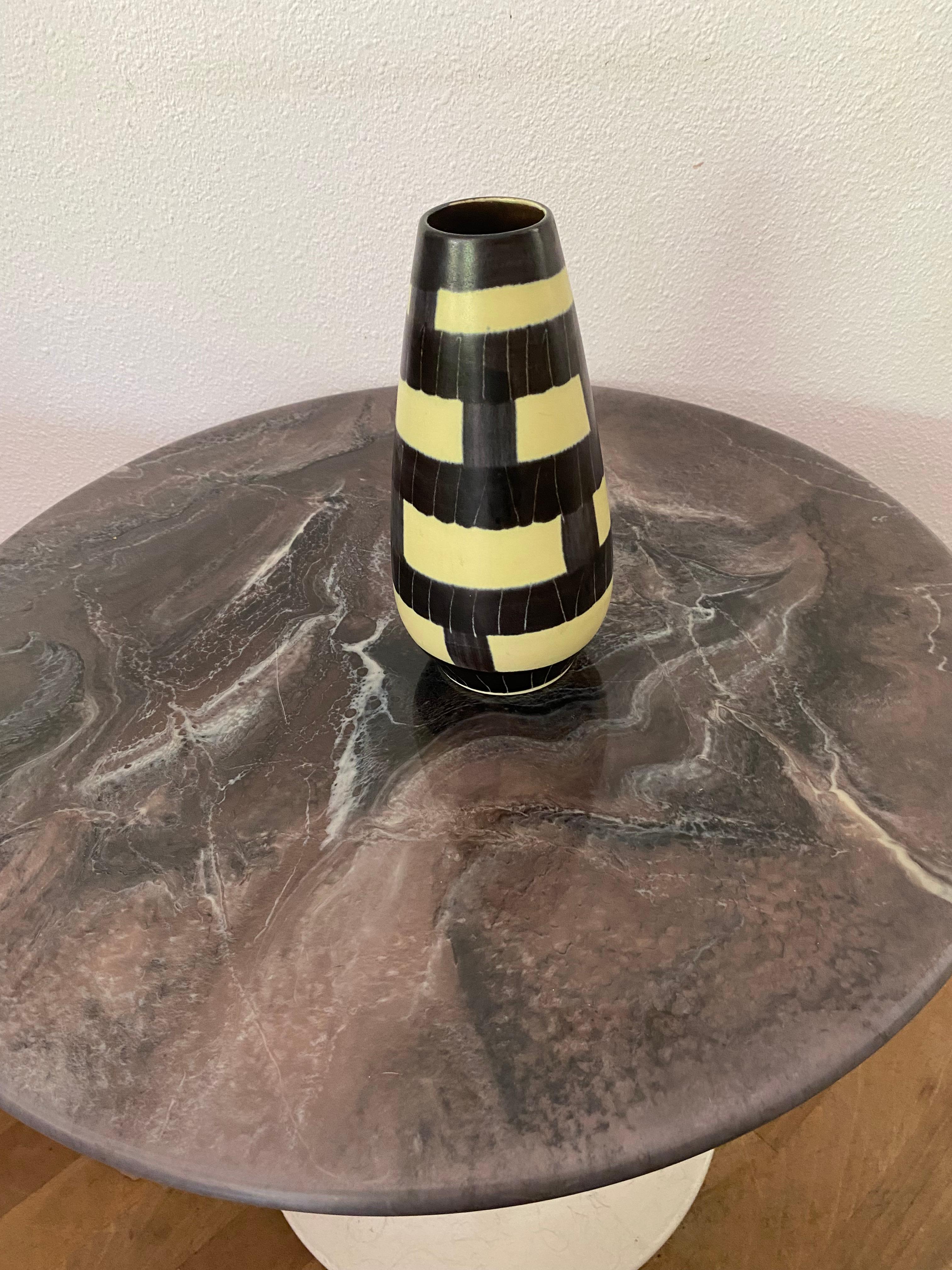 Mid-20th Century Mid-Century Modern Vase by Scheurich Keramik For Sale