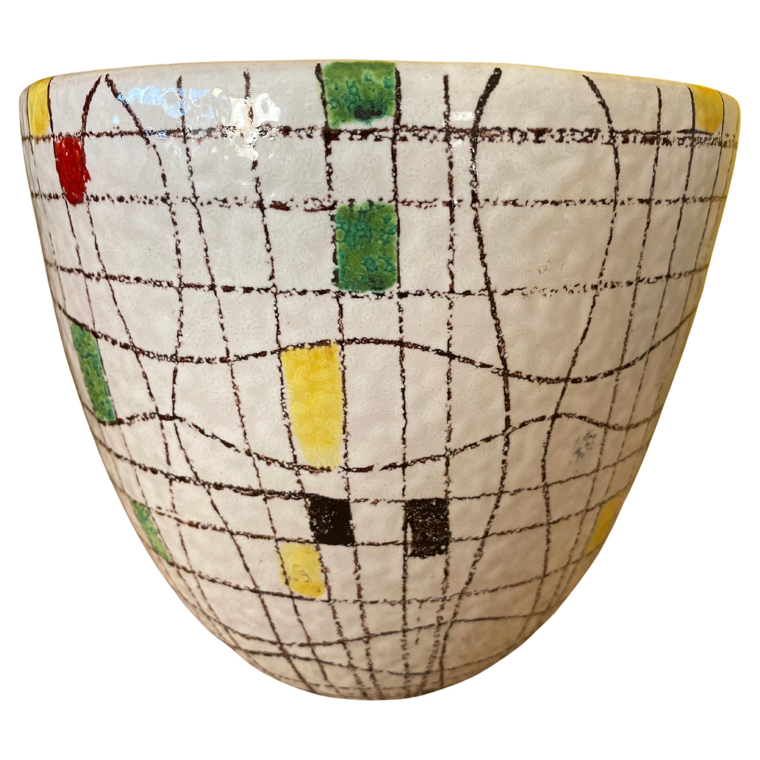 Vaso o fioriera moderna del Mid Century di Bitossi Italia