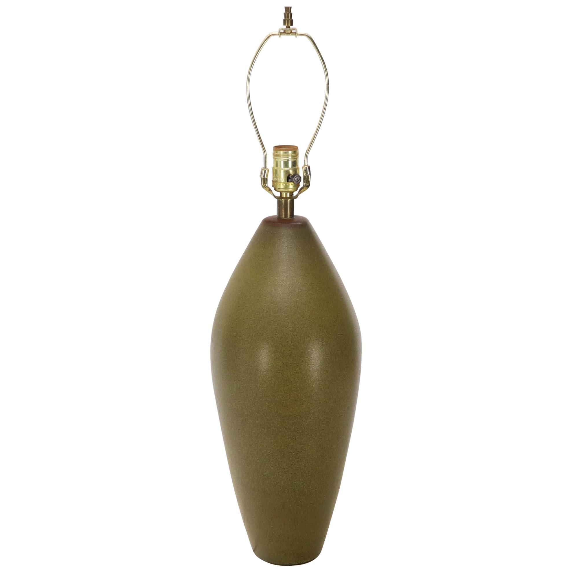 Lampe de bureau en forme de vase, moderne du milieu du siècle dernier