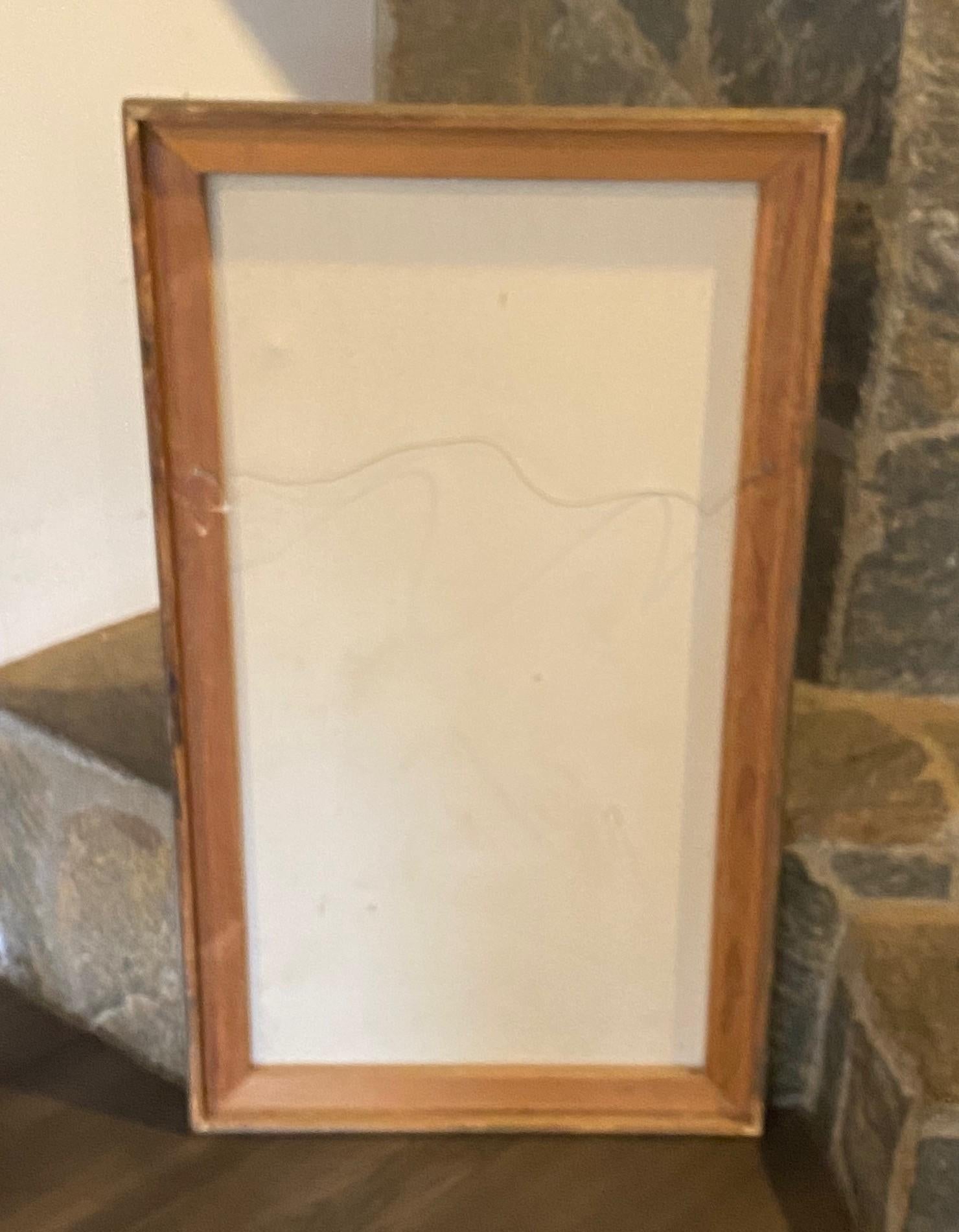 Peinture à l'huile moderne du milieu du siècle dernier signée Vastano, garçon avec son chien dans une ville sombre en vente 12