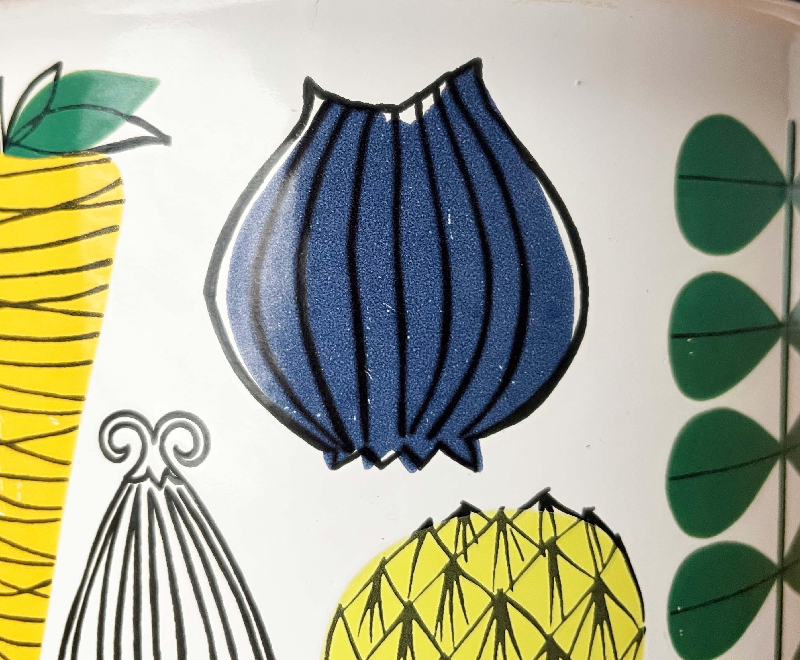 Mid-Century Modern Vegeta Series Enamel Pot Esteri Tomula, Finel, Finland, 1960s For Sale 6