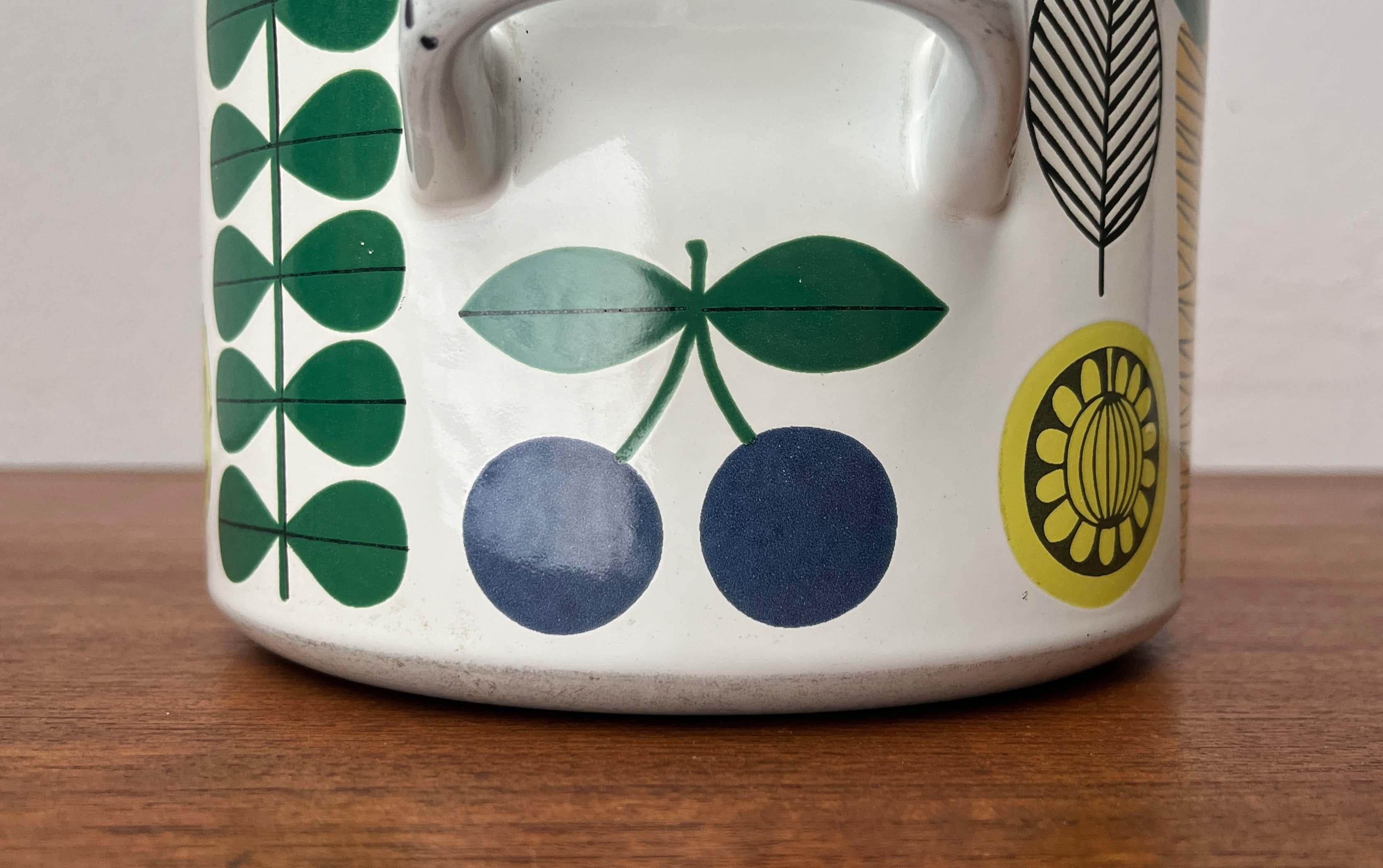 Mid-Century Modern Vegeta Series Enamel Pot Esteri Tomula, Finel, Finland, 1960s For Sale 8