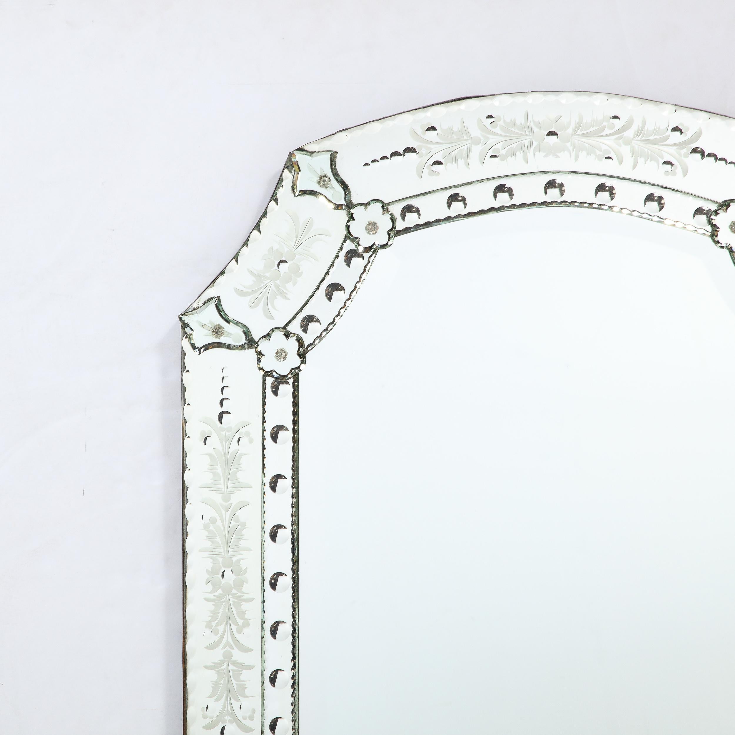 modern venetian mirror