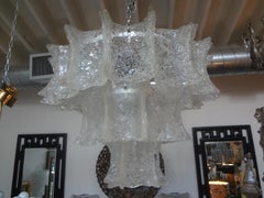 Lampadario di Murano attribuito a Venini della metà del secolo scorso