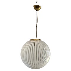Mid-Century Modern Venini, ´Tessuto´Chandelier, circa 1970 in Murano Glass