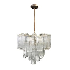 Mid-Century Modern Venini Tronchi Chandelier
