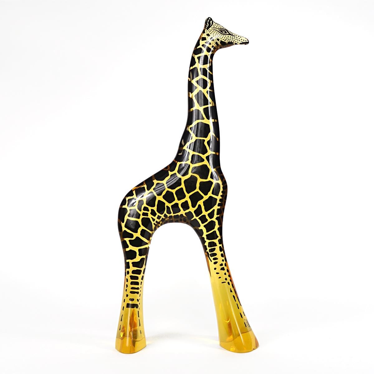 Brasiliano Giraffa in lucite di medie dimensioni di Abraham Palatnik in vendita