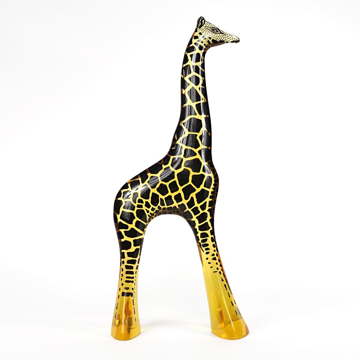 Mid-Century Modern Very Large Lucite Giraffe by Abraham Palatnik For Sale 1