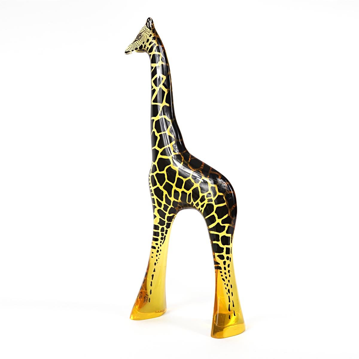 Sehr große Giraffen aus Lucite von Abraham Palatnik, Moderne der Mitte des Jahrhunderts im Angebot 2