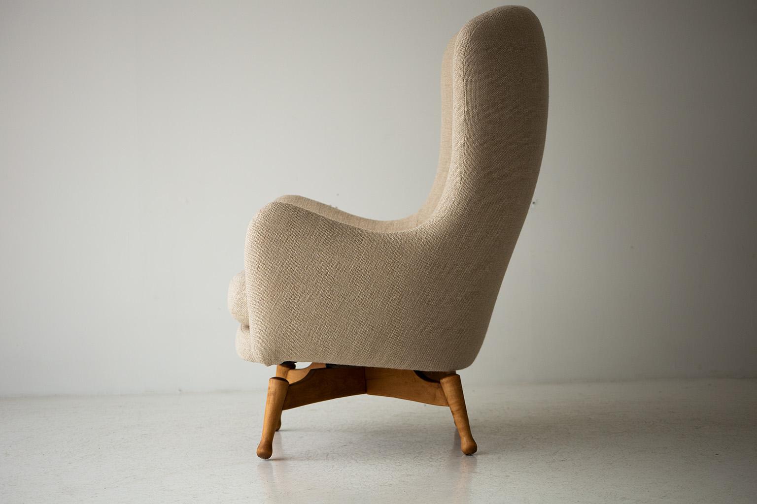 Mid-20th Century Mid-Century Modern Viko Baumritter High Back Lounge Chair