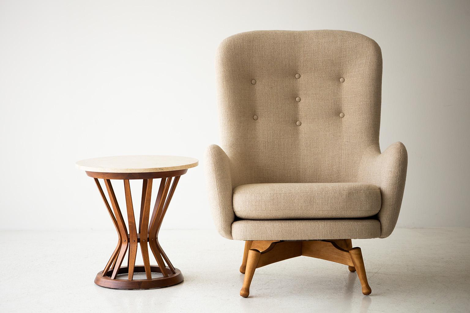 Mid-Century Modern Viko Baumritter High Back Lounge Chair 2