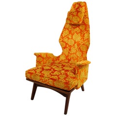 Mid-Century Modern Vintage Adrian Pearsall High Back Accent Lounge Chair, 1960s