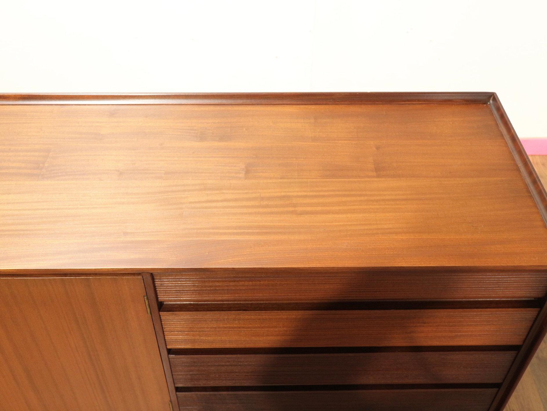 Mid Century Modern Vintage Afromosia Credenza Sideboard by Richard Hornby 4