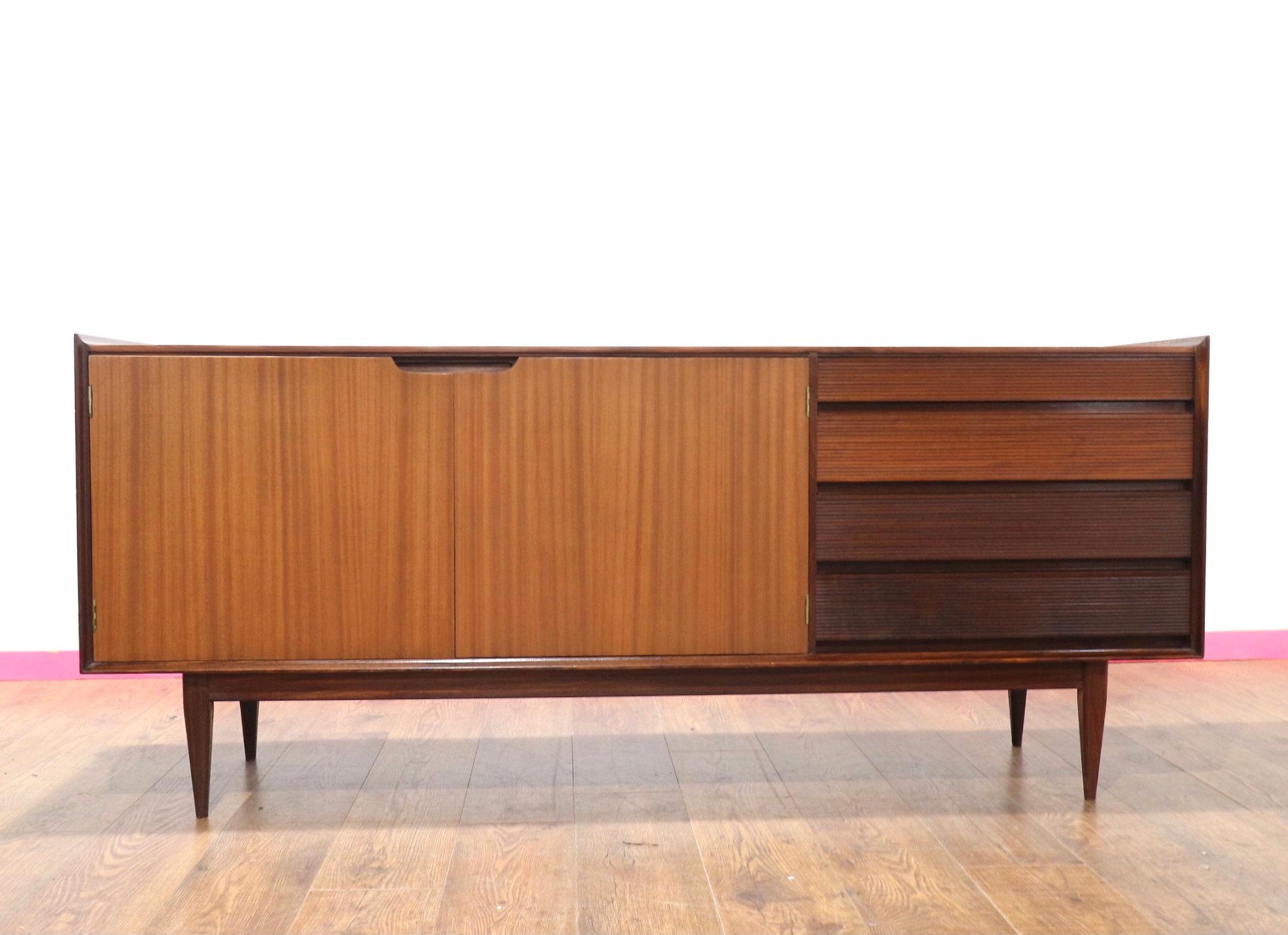 Mid Century Modern Vintage Afromosia Credenza Sideboard by Richard Hornby 7