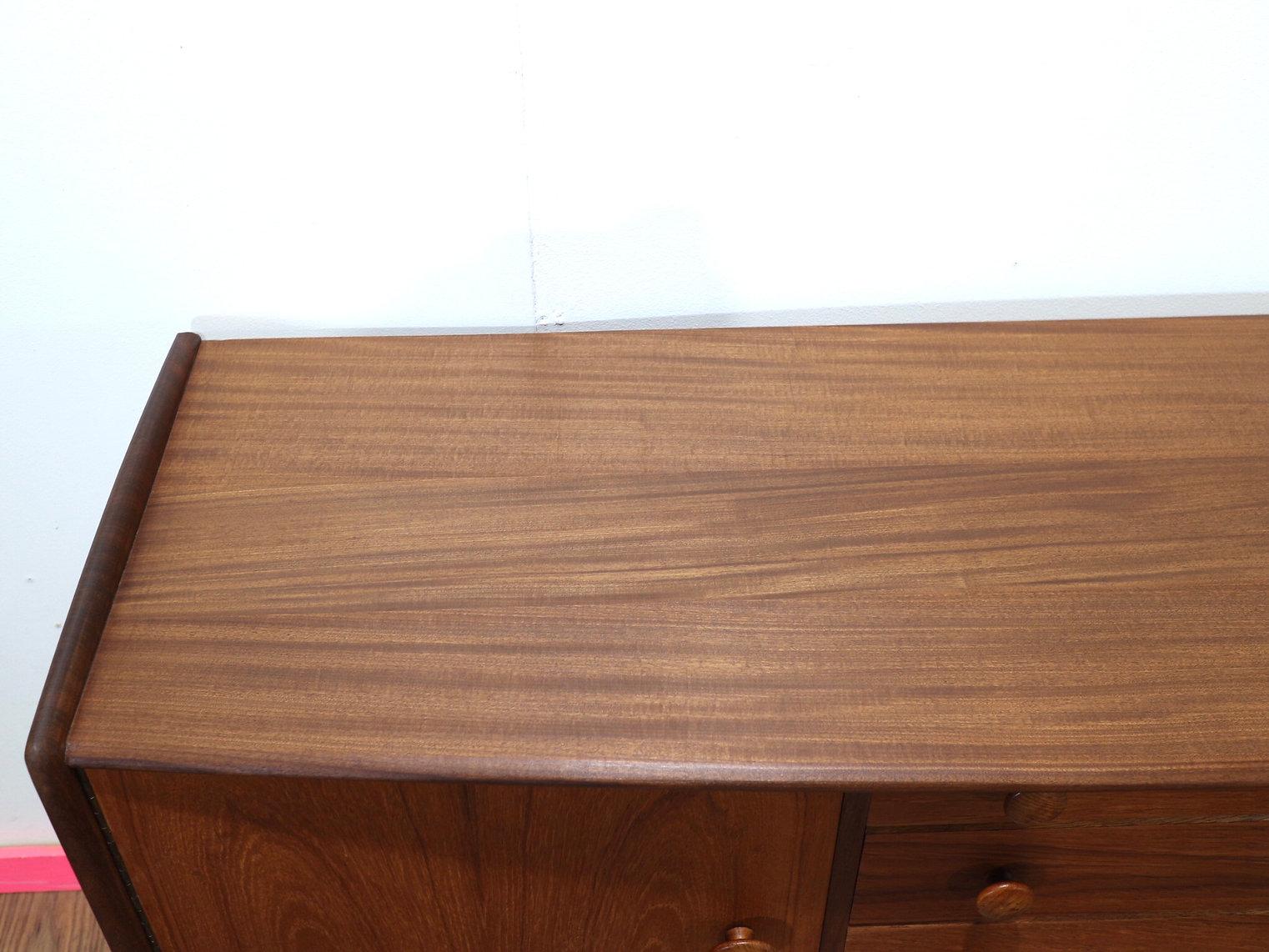 20th Century Mid Century Modern Vintage Afromosia Sideboard Credenza by Younger Danish Style