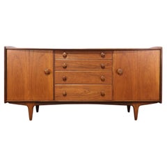 Mid Century Modern Vintage Afromosia Sideboard Credenza by Younger Danish Style