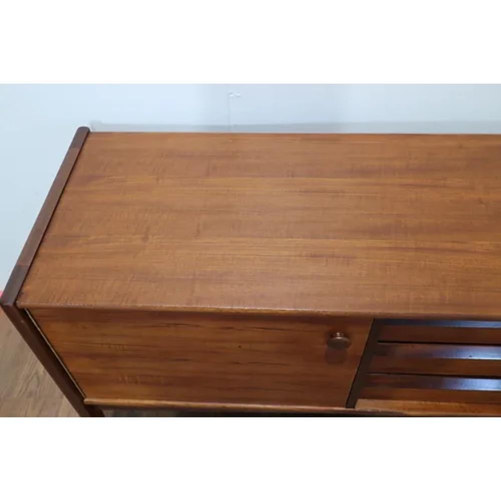 Mid Century Modern Vintage Afromosia Sideboard Credenza by Younger For Sale 3
