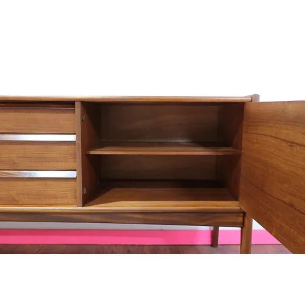 Mid Century Modern Vintage Afromosia Sideboard Credenza by Younger 1