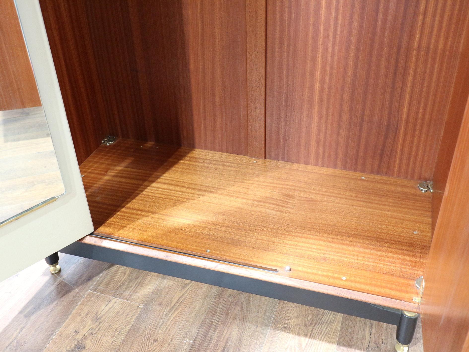 Mid Century Modern Vintage Afromosia Teak Armoire Wardrobe by G Plan In Good Condition In Los Angeles, CA