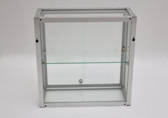 Mid-Century Modern Vintage Aluminum Hanging Showcase 1960s Austria