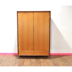 Mid Century Modern Vintage Armoire Wardrobe by Beautility Danish Style