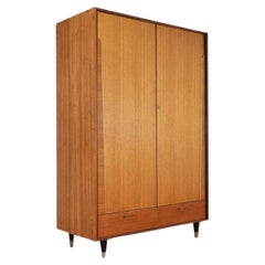 Mid Century Modern Vintage Armoire Wardrobe by Beautility Danish Style