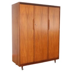 Mid Century Modern Vintage Armoire Wardrobe by White and Newton Danish Style