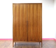 Mid Century Modern Vintage Armoire Wardrobe by Younger Danish Style
