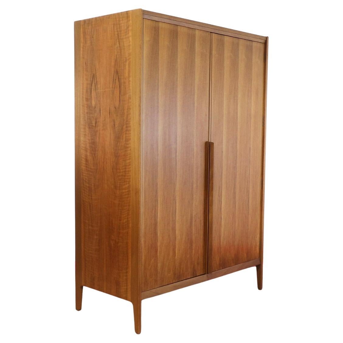 Mid Century Modern Vintage Armoire Wardrobe by Younger Danish Style