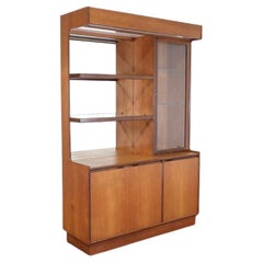 Mid Century Modern Vintage Bar China Cabinet by Turnidge of London Danish Style