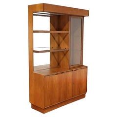 Mid Century Modern Vintage Bar China Cabinet by Turnidge of London Danish Style