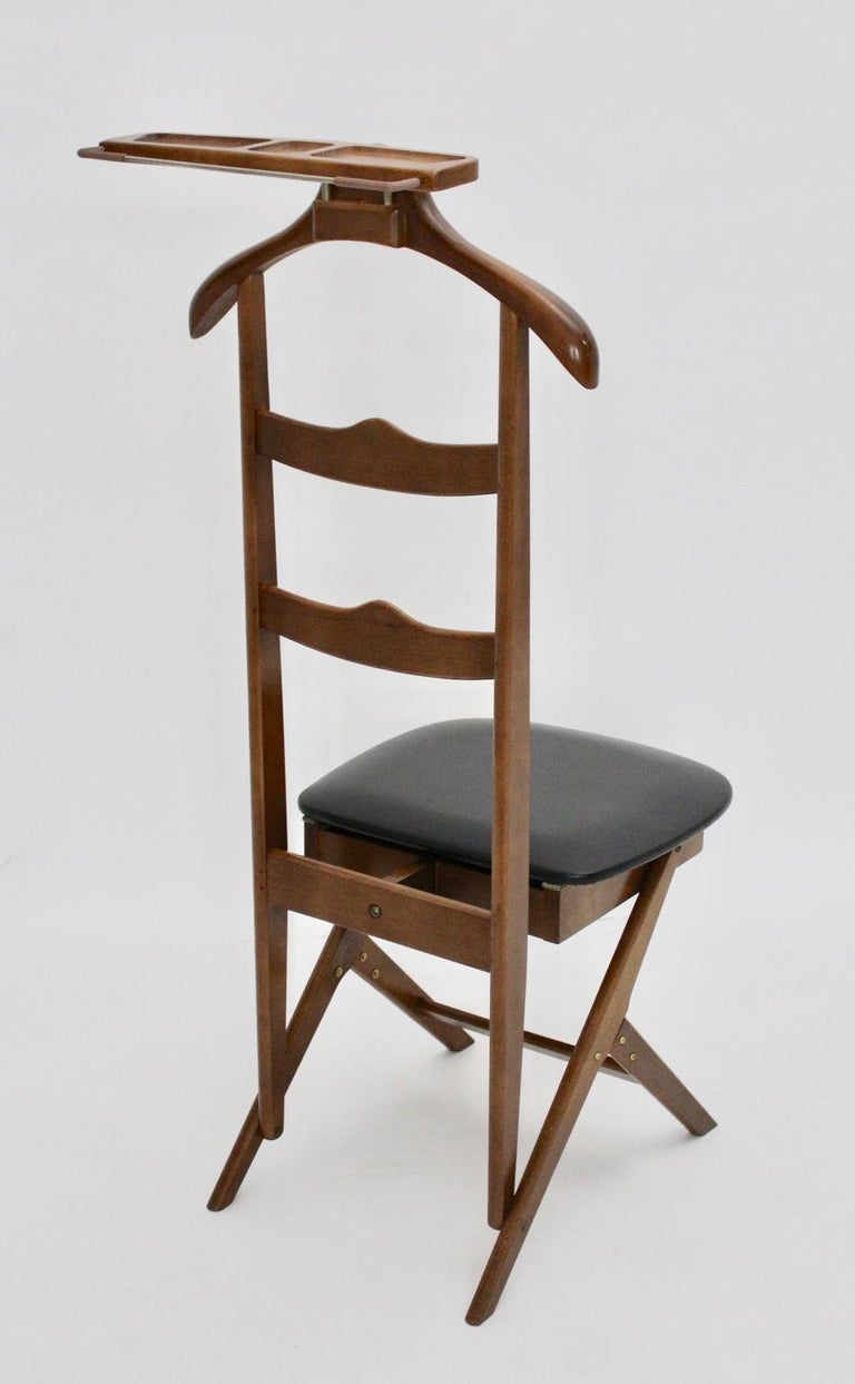 Mid-Century Modern Vintage Beech Valet Chair Ico and Luisa ...