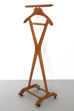 Mid-Century Modern Vintage Beech Valet Style Ico and Luisa Parisi, 1950s, Italy
